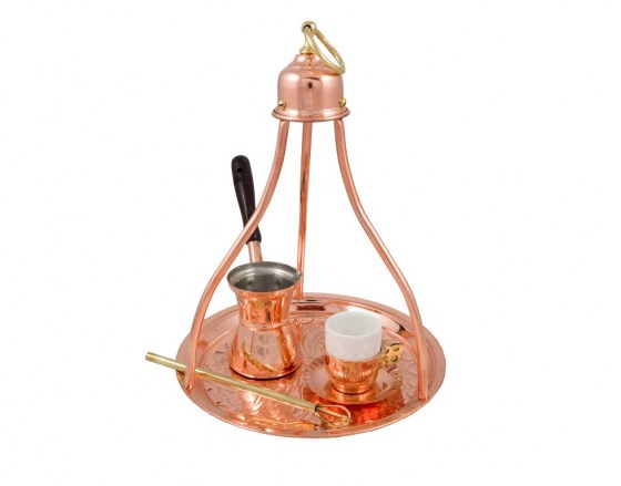 Copper Items - Copper Traditional Tray Engraved