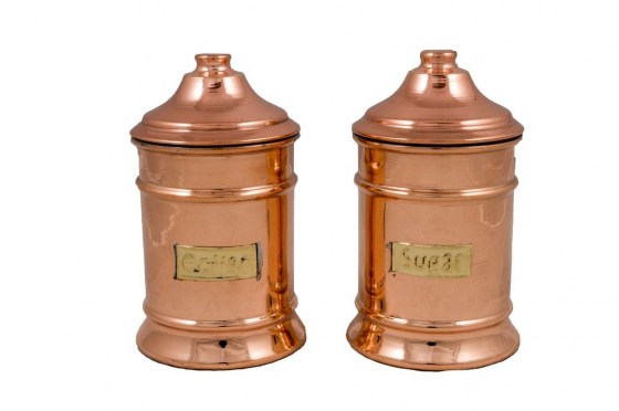 Coffee accessories/Copper - Brass Sugar Pots :Copper Sugar Pot Single N1