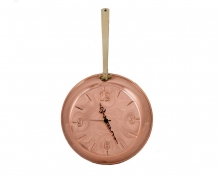 Hanging decorative items/Copper Hanging Pans - Clocks :Copper Hanging Frying Pan Clock