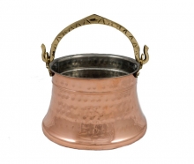 Decorative Items/Copper Buckets :Copper Traditional Bucket N1