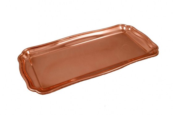 Coffee accessories/Copper - Brass Trays :Copper French Type Tray