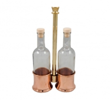 Kitchen Accessories :Copper Oil & Vinegar Set