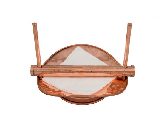 Kitchen Accessories/Copper Napkin Cases :Copper Napkin Case with bar