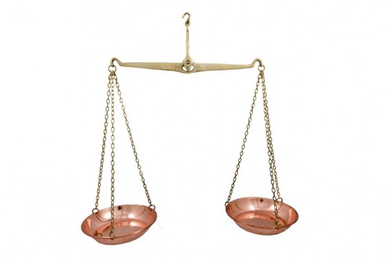 Hanging decorative items/Copper Scales - Flasks :Copper Scale