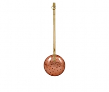 Hanging decorative items/Copper Ladle - Colander :Copper Hanging Colander