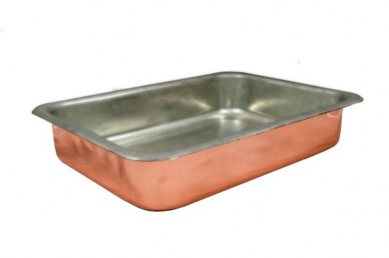 Kitchen Ware/Cooking Pans :Copper Rectangular Cooking Pan N2