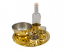 Alcohol Accessories/Copper - Brass Alcohol Glasses & Bottles :Brass Alcohol Glass